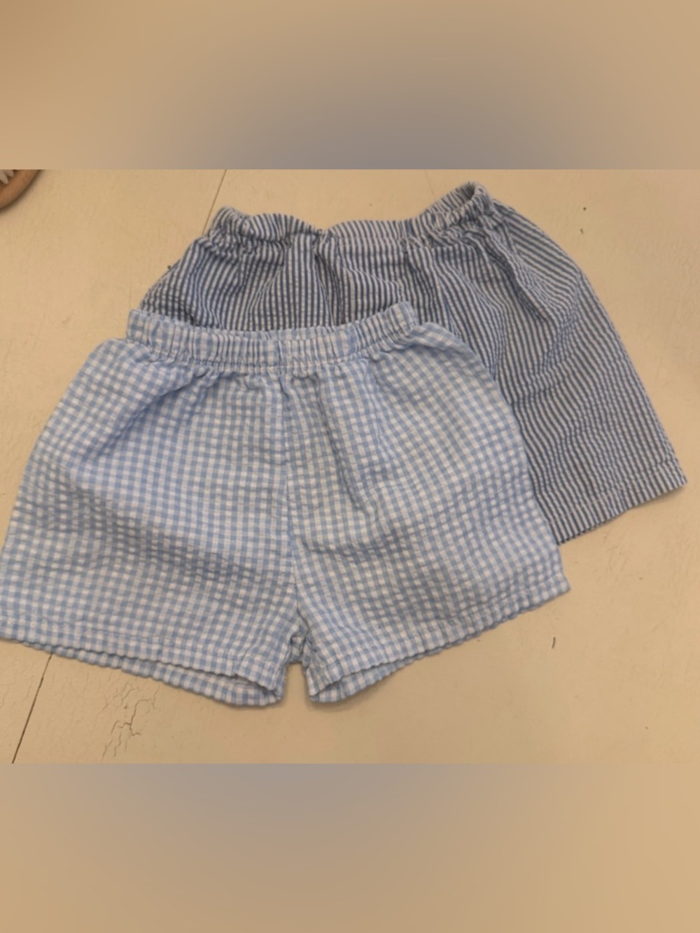 Boys play gingham shorts